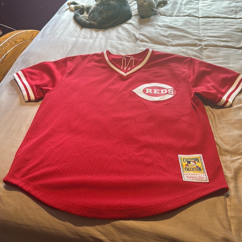 Johnny Bench BP Practice Jersey
